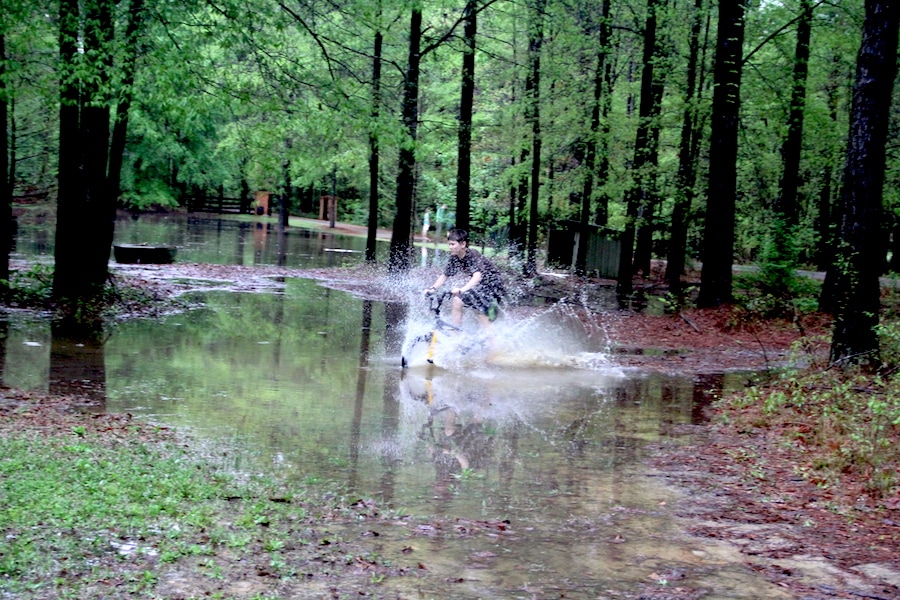 The Alabama flood turned out to be quite fun for my kids! 
