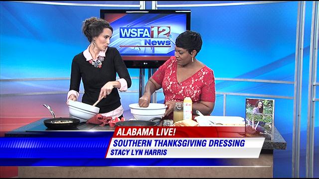 Having fun talking Thanksgiving Dinner with Tonya Terry on Alabama Live WSFA News.