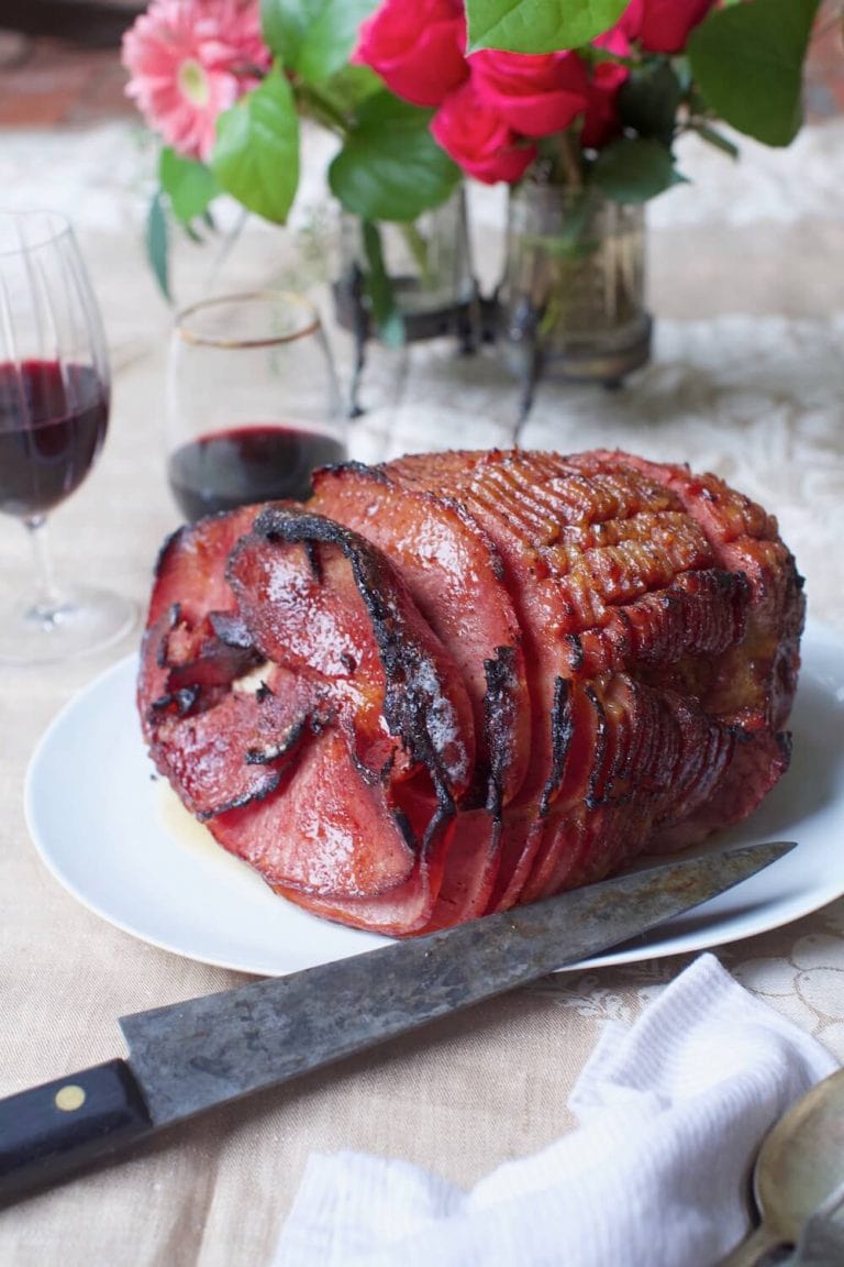 Southern Baked Ham with Easy Ham Glaze
