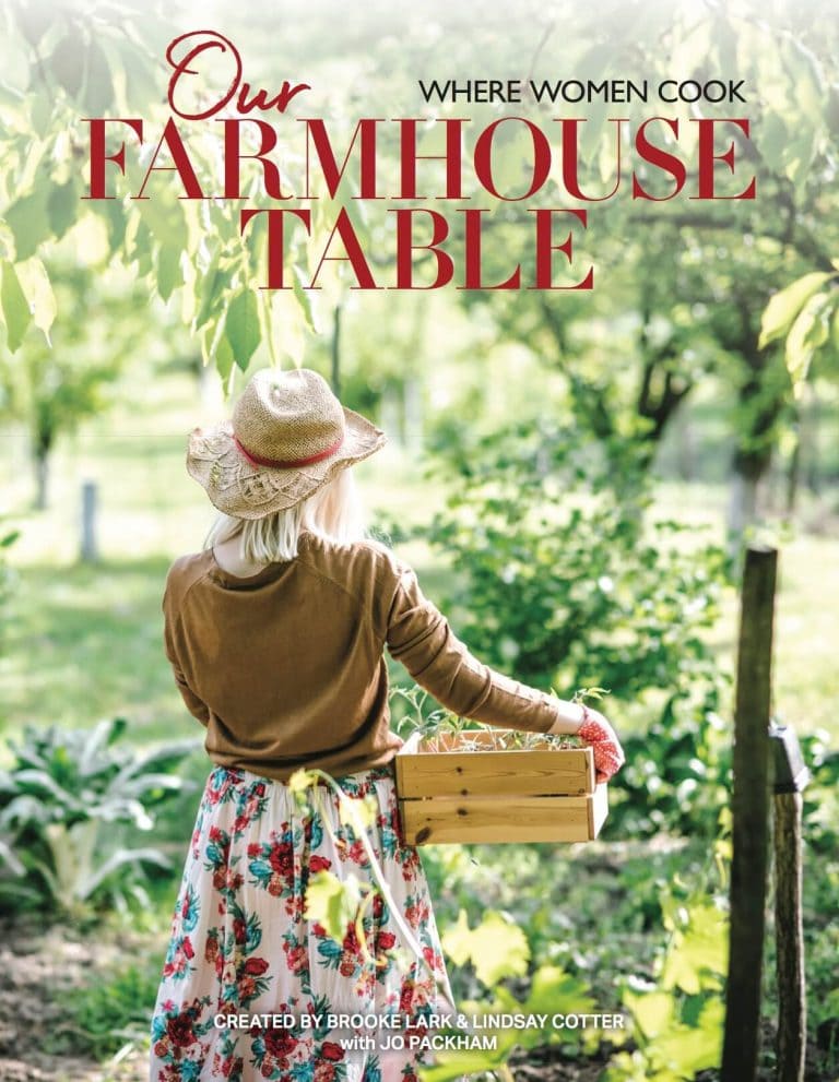 Spring 2019 Our Farmhouse Table issue of Where Women Cook featuring Stacy Lyn Harris