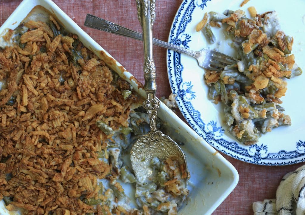 This traditional green bean casserole recipe is as delicious as it looks.