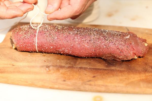Butterflying and trussing: important steps in learning how to cook venison.