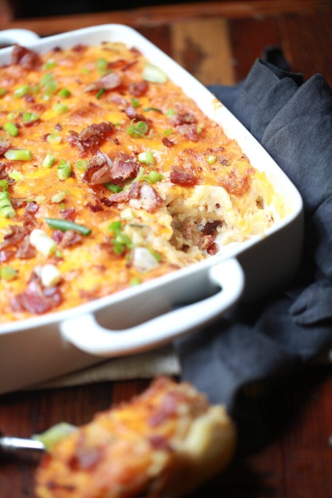 casserole from leftover potatoes