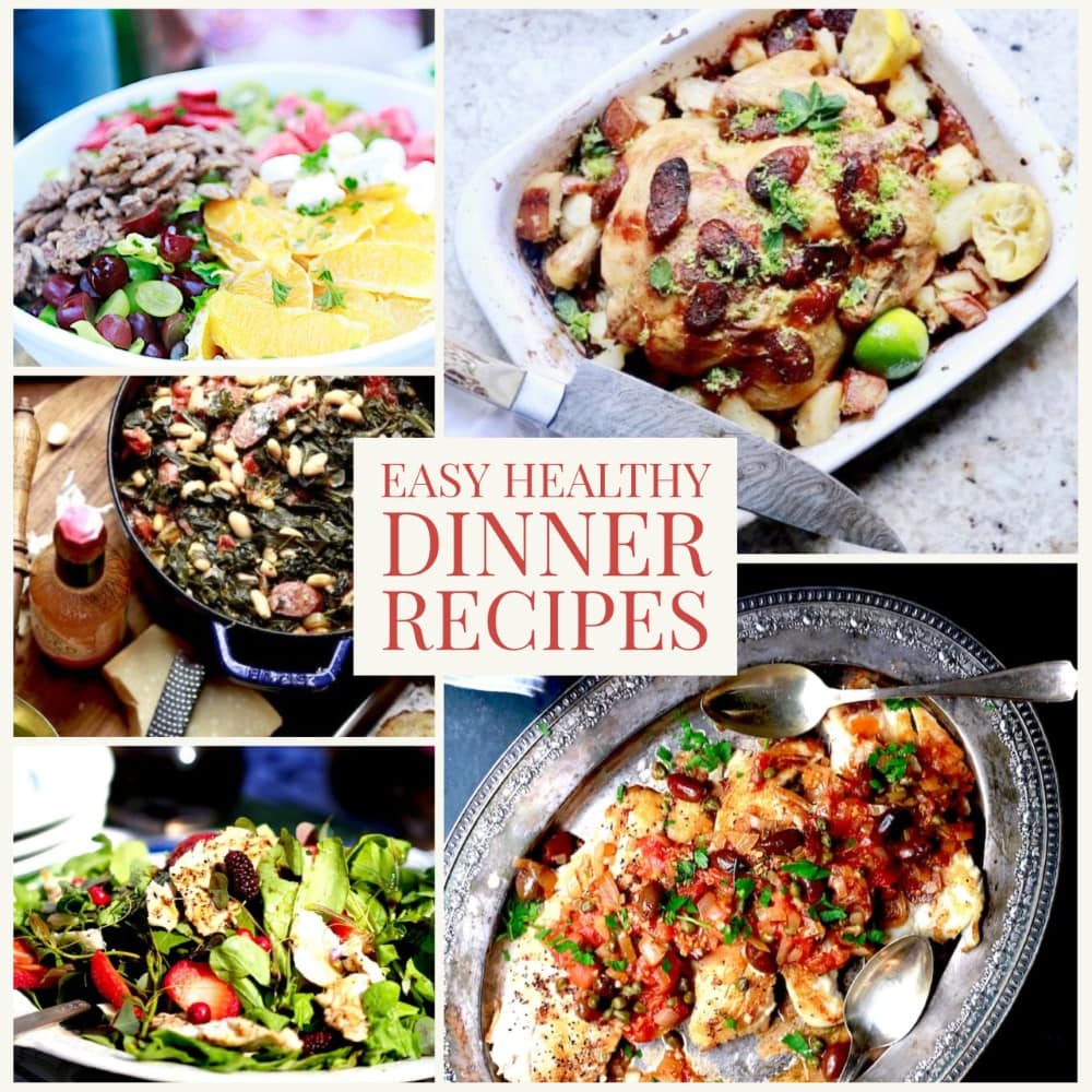 16 easy healthy dinner recipes from Stacy Lyn, including soups, salads, and sides