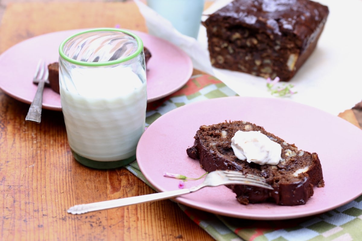 Chocolate Banana Bread with Chocolate Chips Stacy Lyn Harris